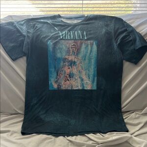Nirvana Graphic T-Shirt in Dark Teal